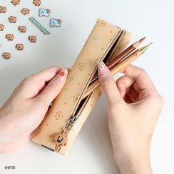 BABOSARANG - 'BT21' Pendant Banded Pencil Case BABOSARANG - 'BT21' Pendant Banded Pencil Case