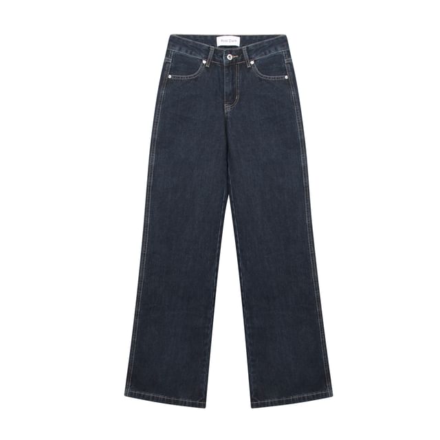 Colada-High Waist Loose Fit Jeans