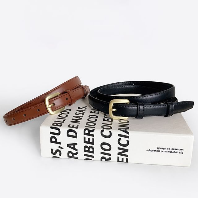 Rofuka-Faux Leather Belt