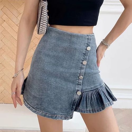 Denim skirt yesstyle hotsell