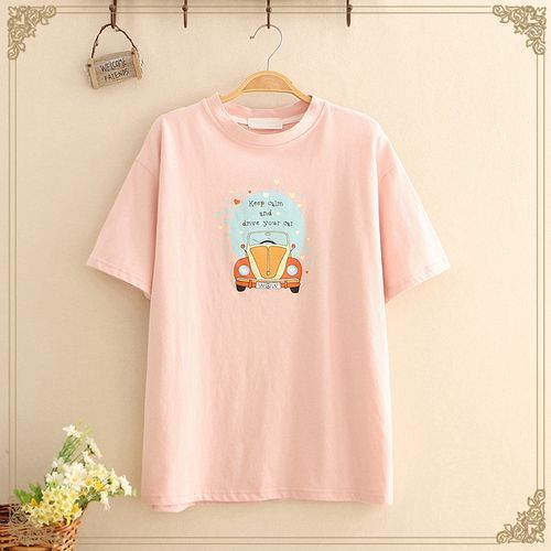 Kawaii Fairyland - Car Print Short-Sleeve T-Shirt | YesStyle