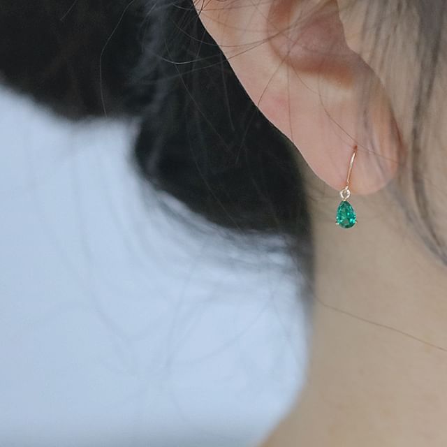 Seirios-Rhinestone Drop Earring