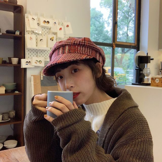 Hatrix-Plaid Newsboy Cap