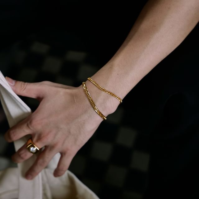 Kopesh-Metal Chain Bracelet