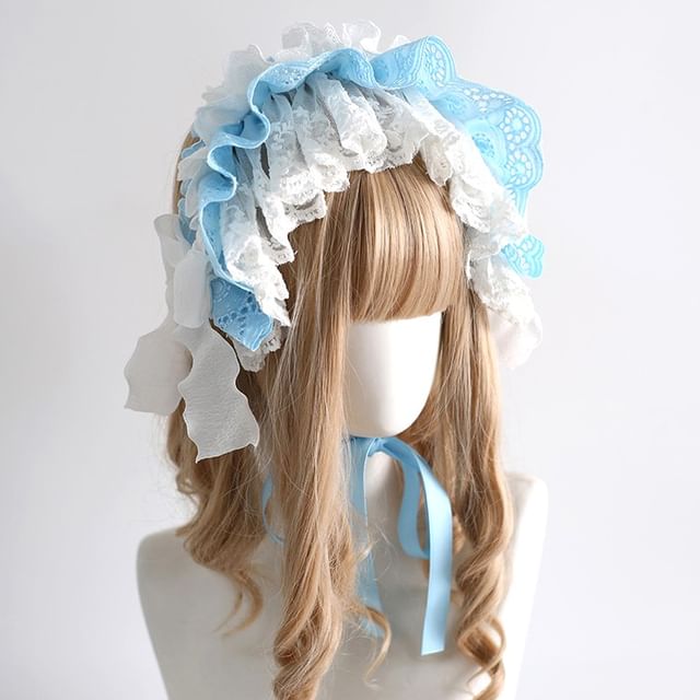 Elfis-Ruffle Lace Headband Various Designs