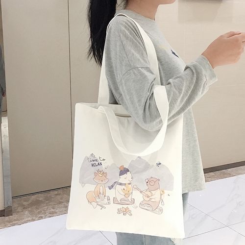 Love Canvas Tote Bags