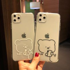 Huella - 卡通小熊手機殼For iPhone 7 / 7 Plus / 8 / 8 Plus / X / XS / XR / XS Max / 11 / 11 Pro / 11 Pro Max Huella - 卡通小熊手機殼For iPhone 7 / 7 Plus / 8 / 8 Plus / X / XS / XR / XS Max / 11 / 11 Pro / 11 Pro Max