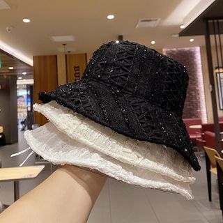 glitter bucket hat