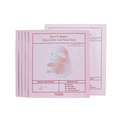 MIGUHARA - Rose Collagen Dewy Glow Gel Mask Pack Set