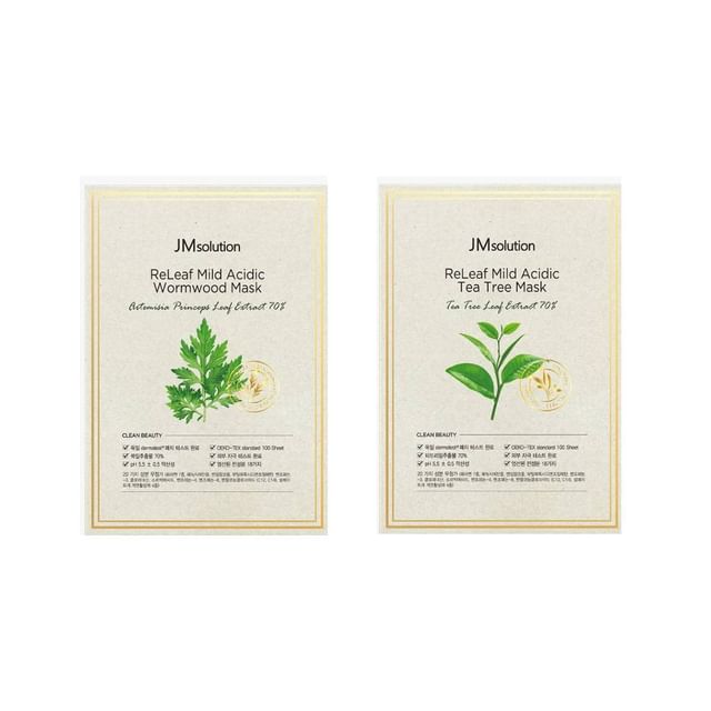 JMsolution-Releaf Mild Acidic Mask Set - 2 Types