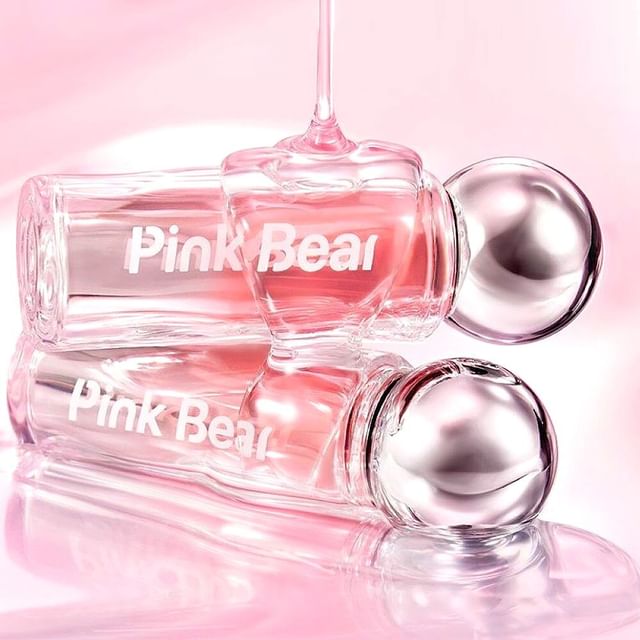 Pink Bear-Colored Lip Gloss - 4 Colors