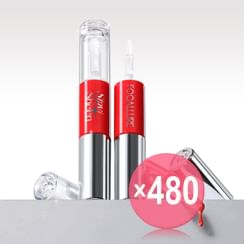 FOCALLURE - Stay Sheen 2 IN 1 liquid Lipstick - 3 Colors (x480) (Bulk Box)