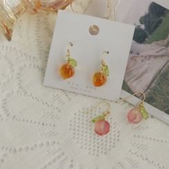 OHARA - Peach Acrylic Dangle Earring OHARA - Peach Acrylic Dangle Earring