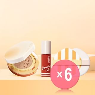 espoir - Be Glow Volume Cushion Gleaming Cali Edition Set - 4 Types (x6) (Bulk Box)