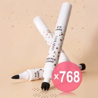HANDAIYAN - 2-in-1 Freckle Stamp & Liquid Eyeliner Pen - 2 Colors (x768) (Bulk Box)