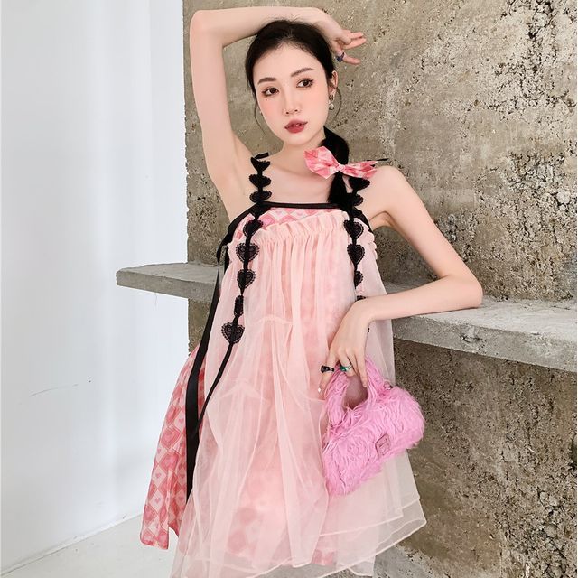 flower mesh tiered midi dress Veda Tiered Layer Midi Dress Floral Blush