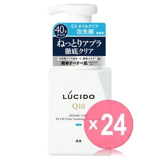 Mandom - Lucido Q10 Ageing Care EX Oil Clear Foaming Facial Wash (x24) (Bulk Box)