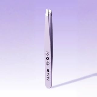 ROZO - Exquisite Oblique Mouth Clamp Eyebrow Tweezers