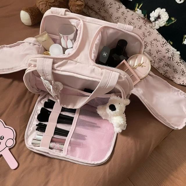 Buttermilk Large Capacity Cosmetic Makeup Bag Toiletry Bag