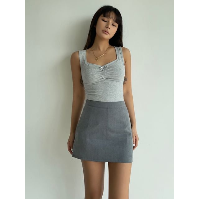 Colada-High-Waist Pencil Skirt