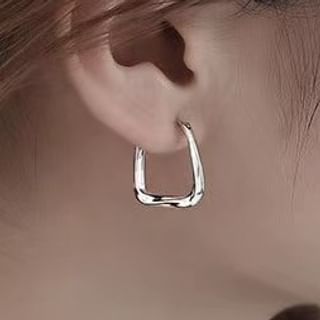 Parskletie-Sterling Silver Square Earring Set