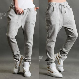 Bay Go Mall - Drawcord Baggy Sweatpants | YesStyle