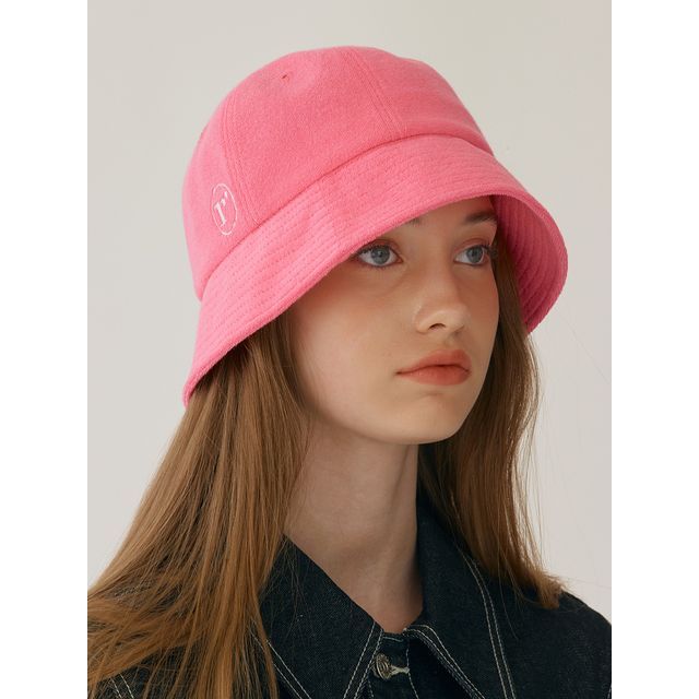 ROLAROLA Logo-Embroidered Terry Bucket Hat Pink One Size