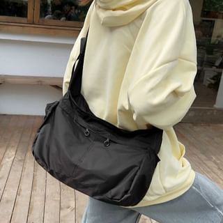 Hikuozy-Plain Crossbody Bag