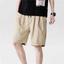 Aozora - Plain Pleated Shorts