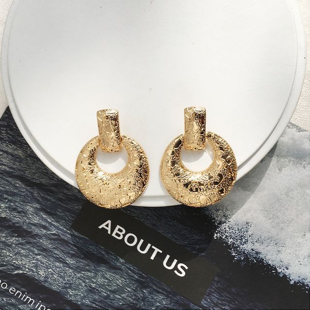 Gemsha-Hoop Drop Earring