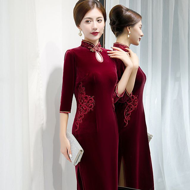 open lace back dress Keilani Mesh Dress by Sau Lee main image 1