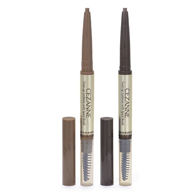 CEZANNE-Lápiz para cejas retráctil con cepillo espiral