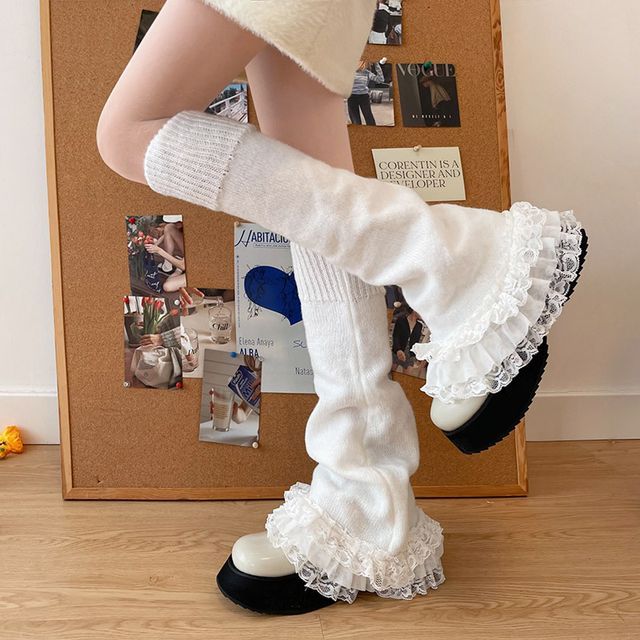 みるさんlace ruffle studs leg warmer 61wqkidngLL.jpg