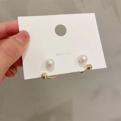 True Glam - 仿珍珠合金耳环 True Glam - 仿珍珠合金耳环