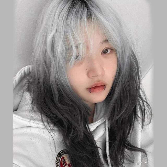 Jellyfish-Long Full Wig - Wavy Gradient