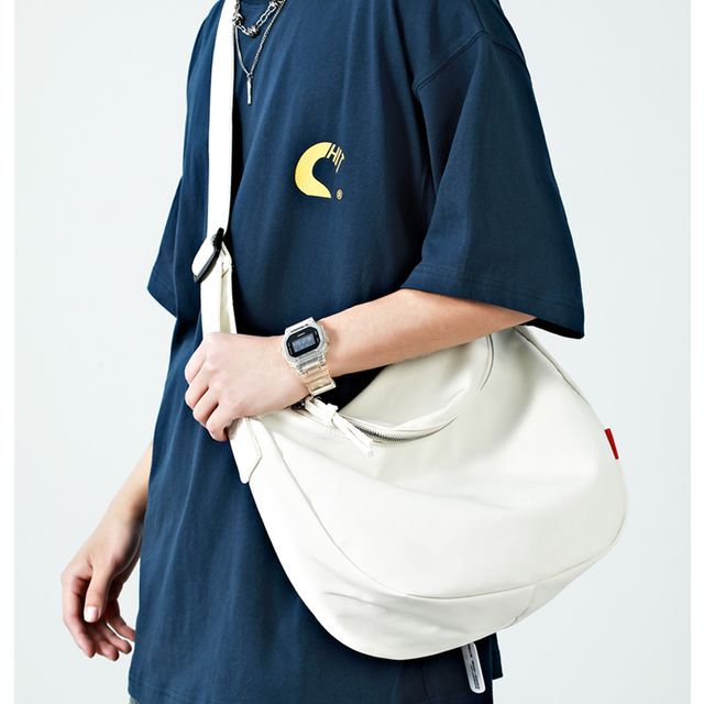 SUNMAN-Plain Top Handle Crossbody Bag