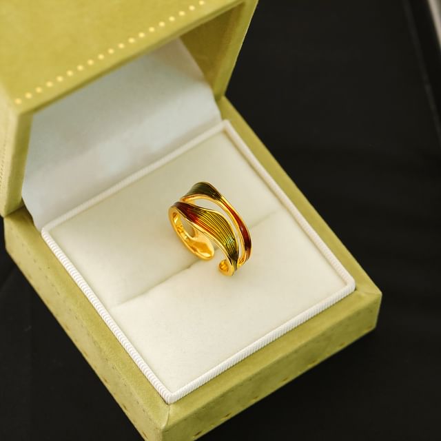 Forainer-Irregular Layered Alloy Open Ring