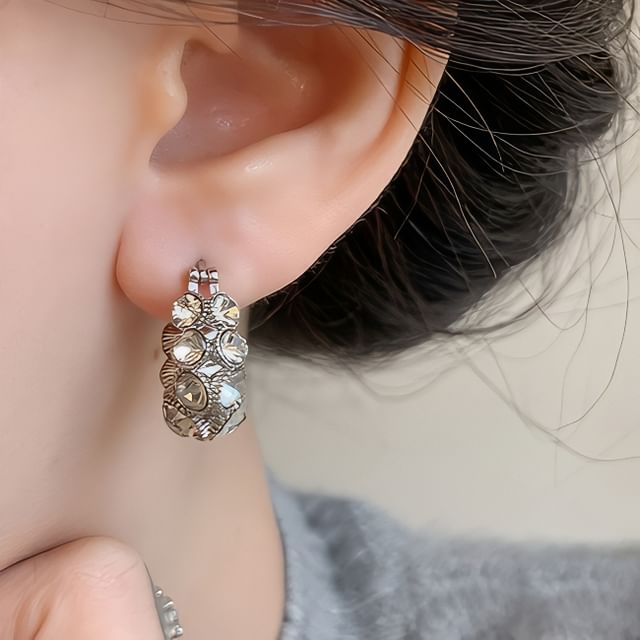 LIVSIA-Rhinestone Drop Earring