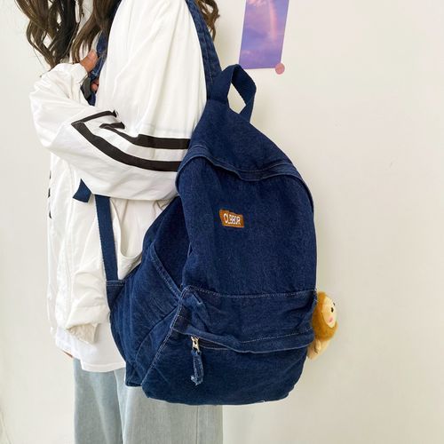 DZIRE Casual Denim/Jeans School Bag For Men/Women Cargo 36L Laptop bag.� 36  L Backpack Blue - Price in India | Flipkart.com