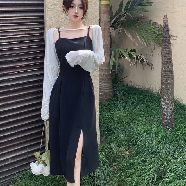 short black dress summer Halter Black Short Dress Women New Summer Sleeveless A-line Evening Party  Dresses fg6144