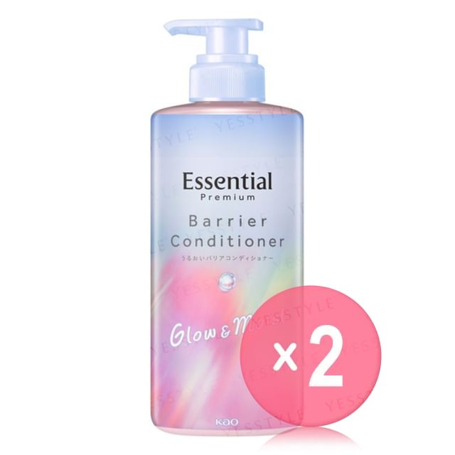 Kao-Essential Premium Barrier Conditioner Grow Moist 2pcs Bundle Set