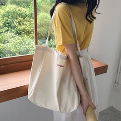 Milha - Lettering Canvas Tote Milha - Lettering Canvas Tote