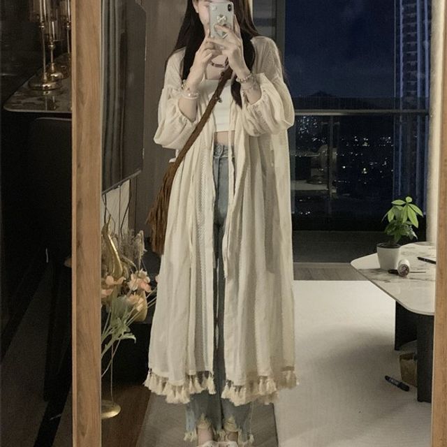 open lace back dress Oversized Bib Collar Midi Shirt Dress White / Small