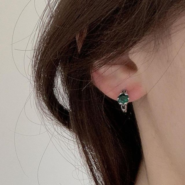 Hansha-Rhinestone Alloy Earring
