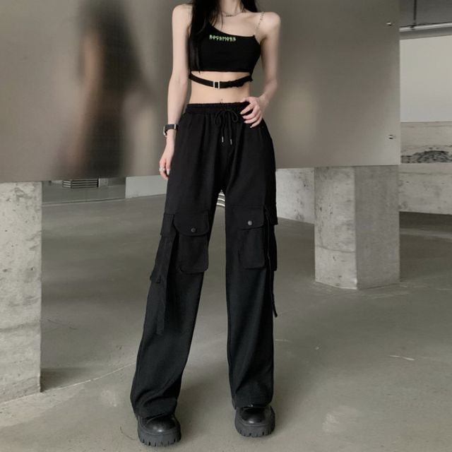 PokkaMoma - Spaghetti Strap Top / Cropped Jacket / Harem Pants / Set, YesStyle