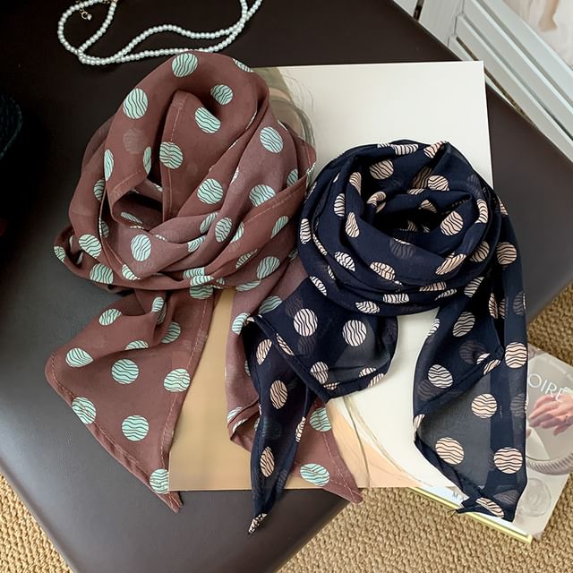 Amandier-Dotted Scarf