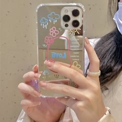 Vachie - 3D Holographic Heart Phone Case - iPhone 12 Pro Max / 12 Pro / 12  / 12 mini / 11 Pro Max / 11 Pro / 11 / SE / XS Max / XS / XR / X / SE 2 / 8  / 8 Plus / 7 / 7 Plus