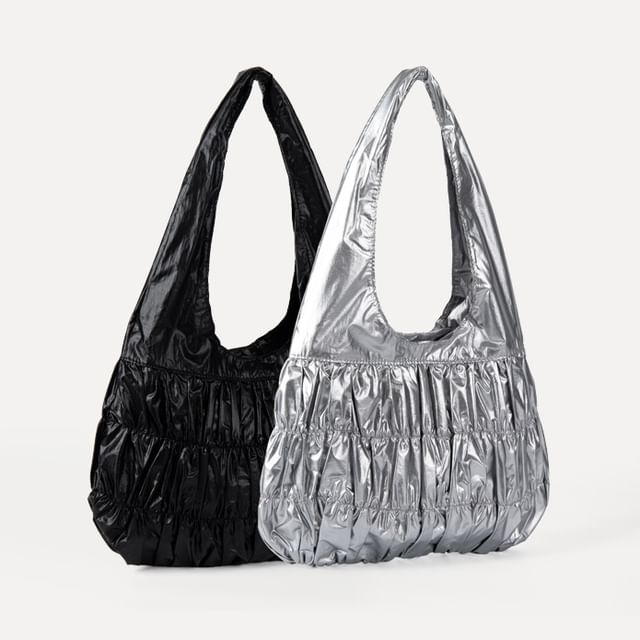 TangTangBags-Ruched Shoulder Bag