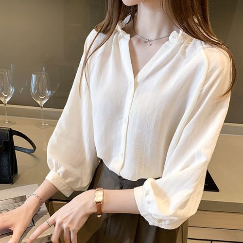 Plain hotsell chiffon tops