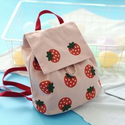 Bunny Hop - Strawberry Print Backpack